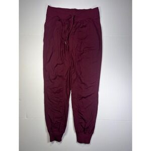 Lululemon Dance Studio Mid-Rise Joggers in Red Merlot